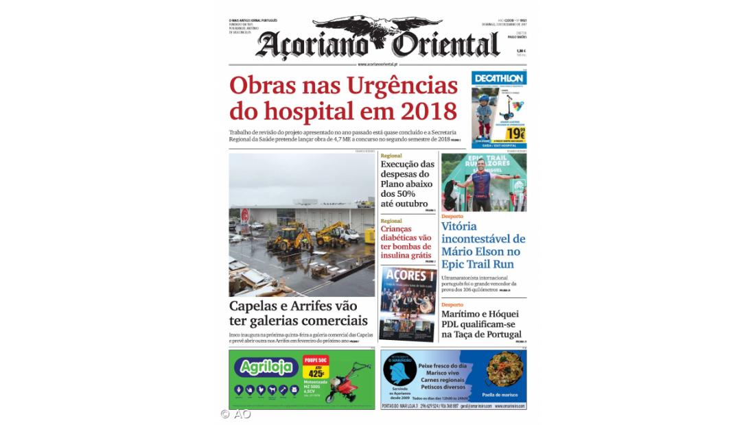 Obras nas Urgências do hospital em 2018