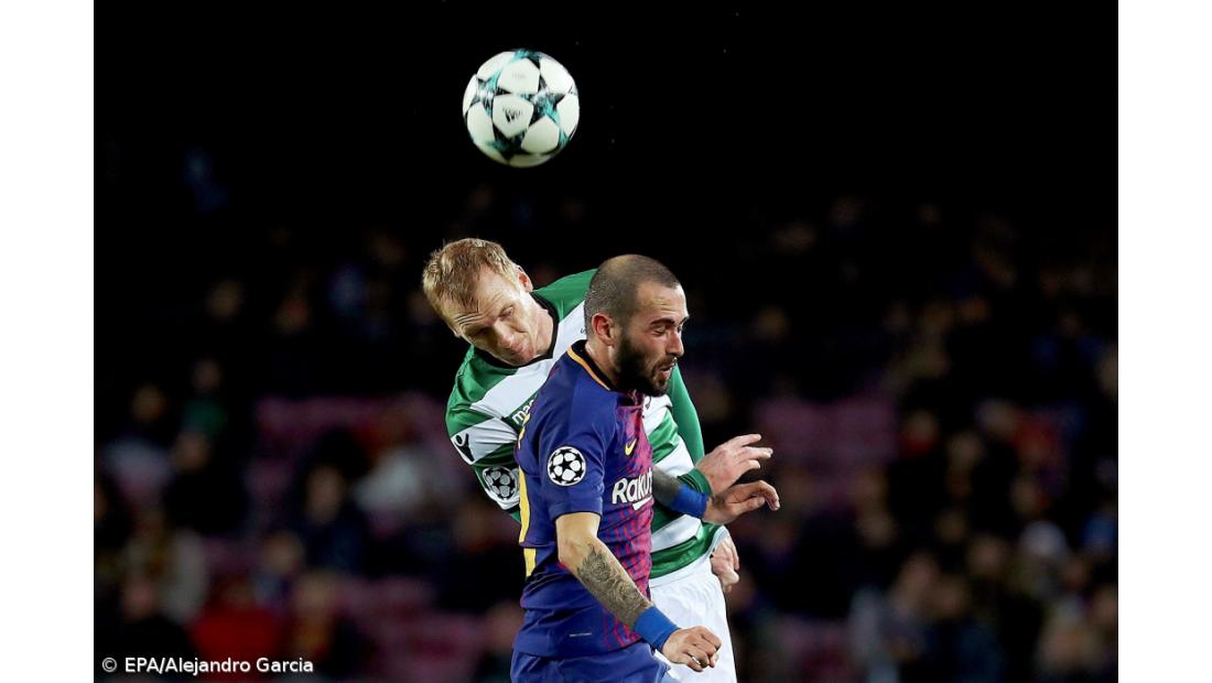 Sporting perde em Barcelona e falha oitavos de final da prova