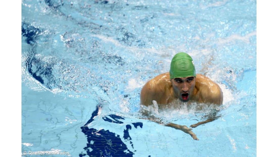 Português David Grachat vice-campeão do mundo nos 400 metros livres em natação adaptada