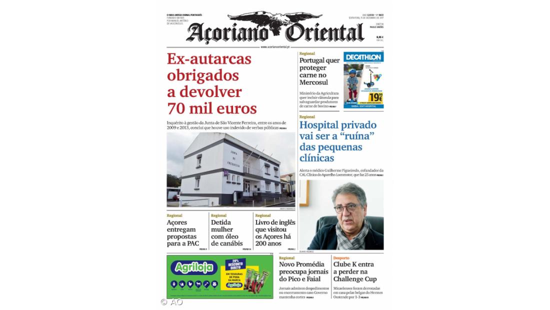 "Ex-autarcas obrigados a devolver 70 mil euros"