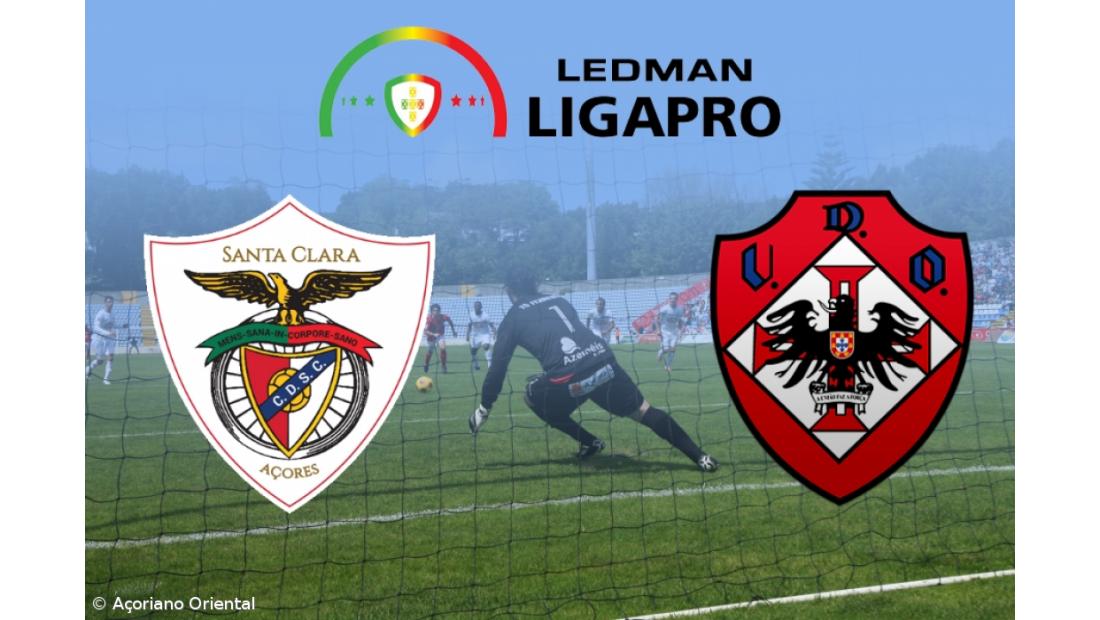 Santa Clara empata sem golos na receção à Oliveirense