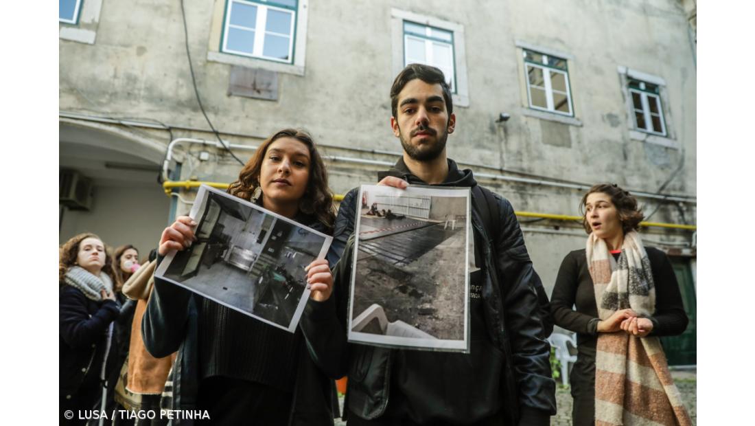 Alunos da Escola Superior de Dança em greve contra degradação das instalações