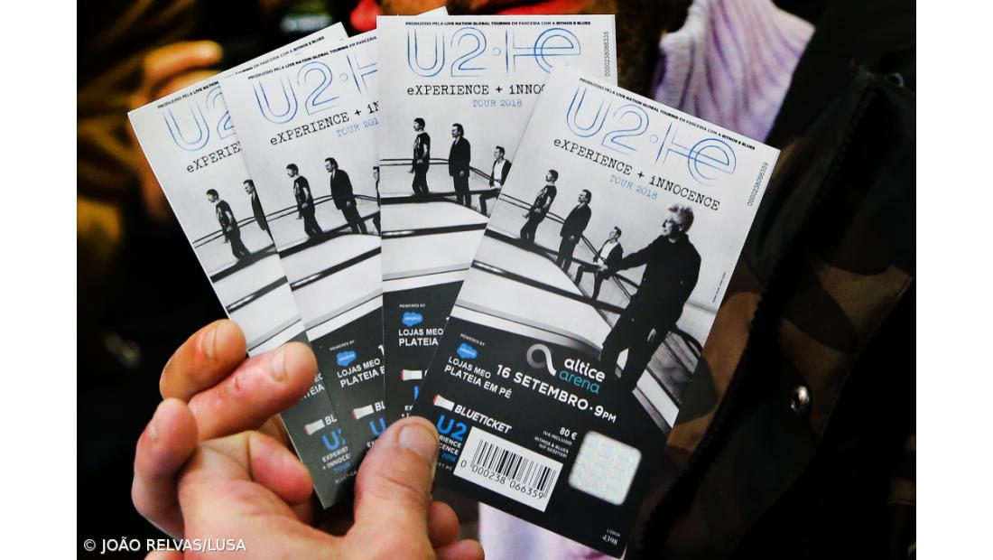 ASAE detém 24 pessoas por especulação na venda de bilhetes para os U2