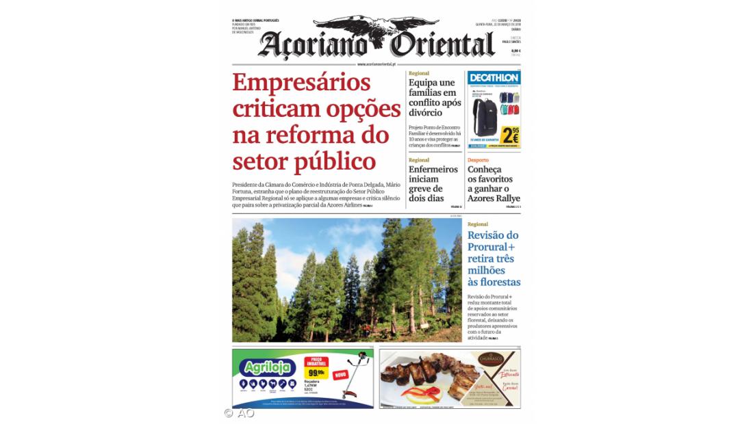 "Empresários criticam opções na reforma do setor público"