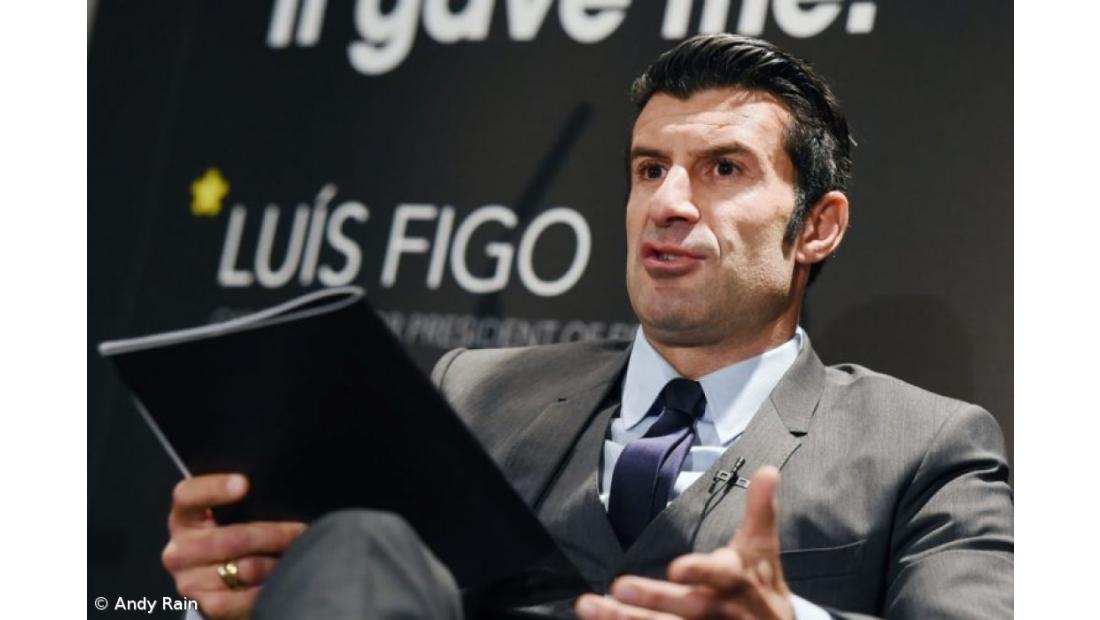 Figo é um dos rostos de campanha da UEFA contra as alterações climáticas