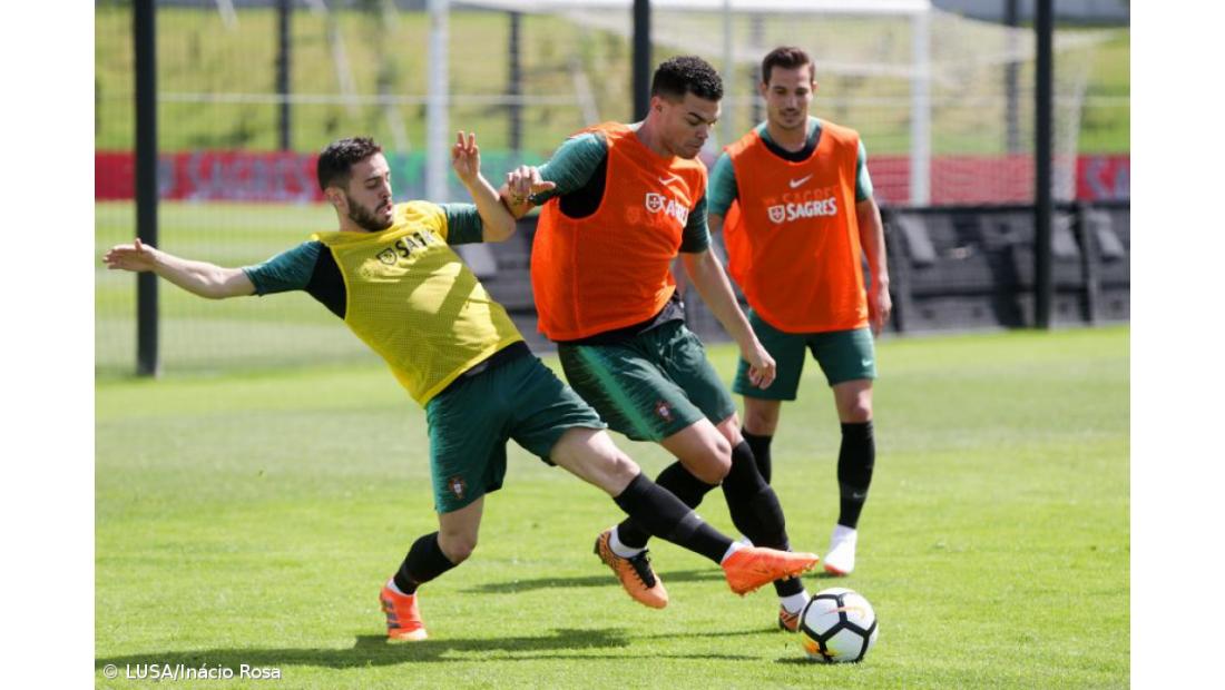 Seleção portuguesa continua a treinar na Cidade do Futebol