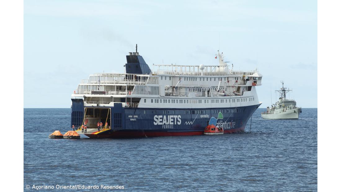 Exercício testa reação a acidente com navio da Atlânticoline – Imagem 1