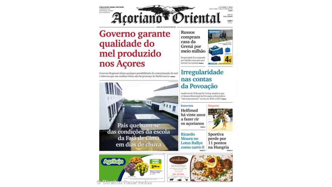 "Governo garante qualidade do mel produzido nos Açores"