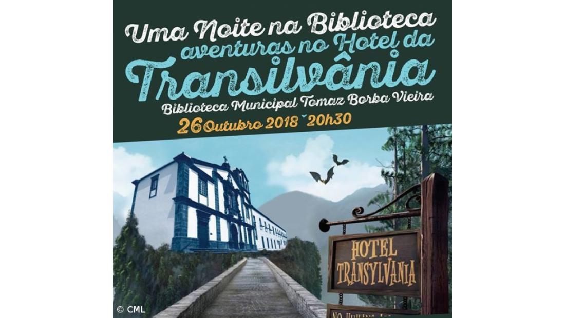 “Uma Noite na Biblioteca - aventuras no Hotel da Transilvânia”