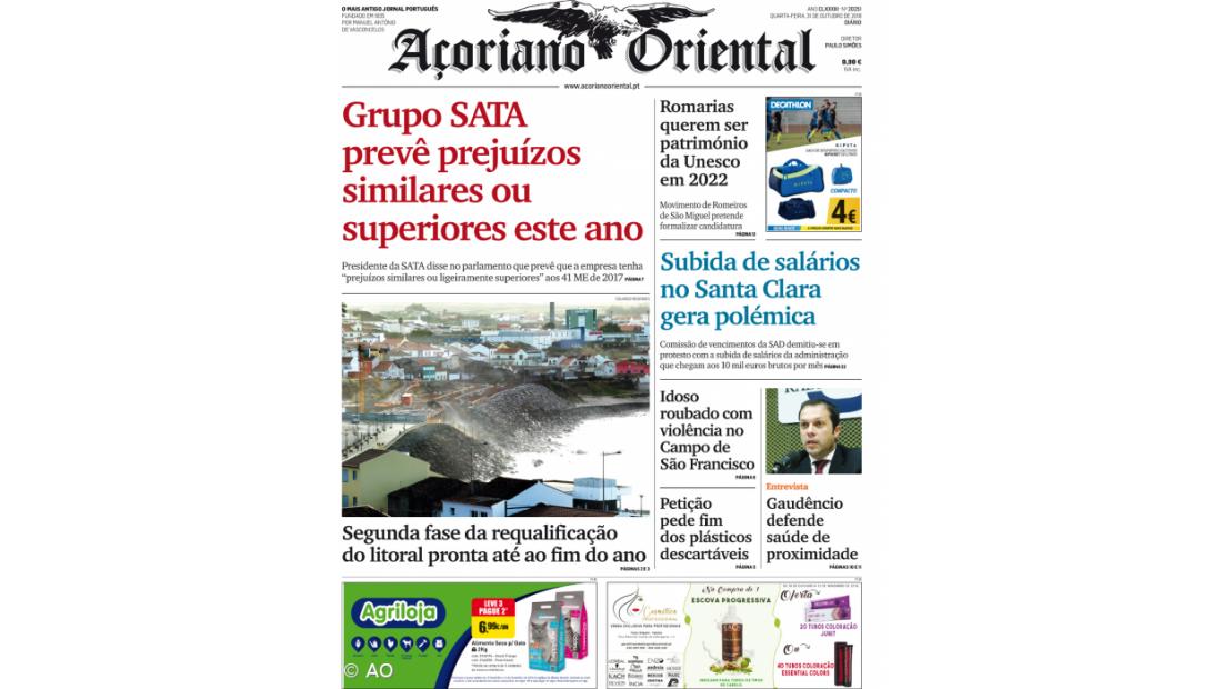 Grupo SATA prevê prejuízos similares ou superiores este ano