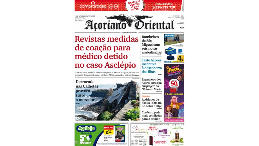 Revistas medidas de coação para médico detido no caso Asclépio