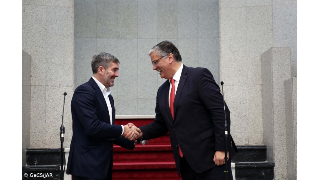Presidentes dos Governos dos Açores e das Canárias analisam reforço da cooperação entre os dois arquipélagos