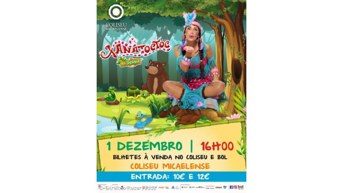 Coliseu recebe ‘Xana Toc Toc na Selva’