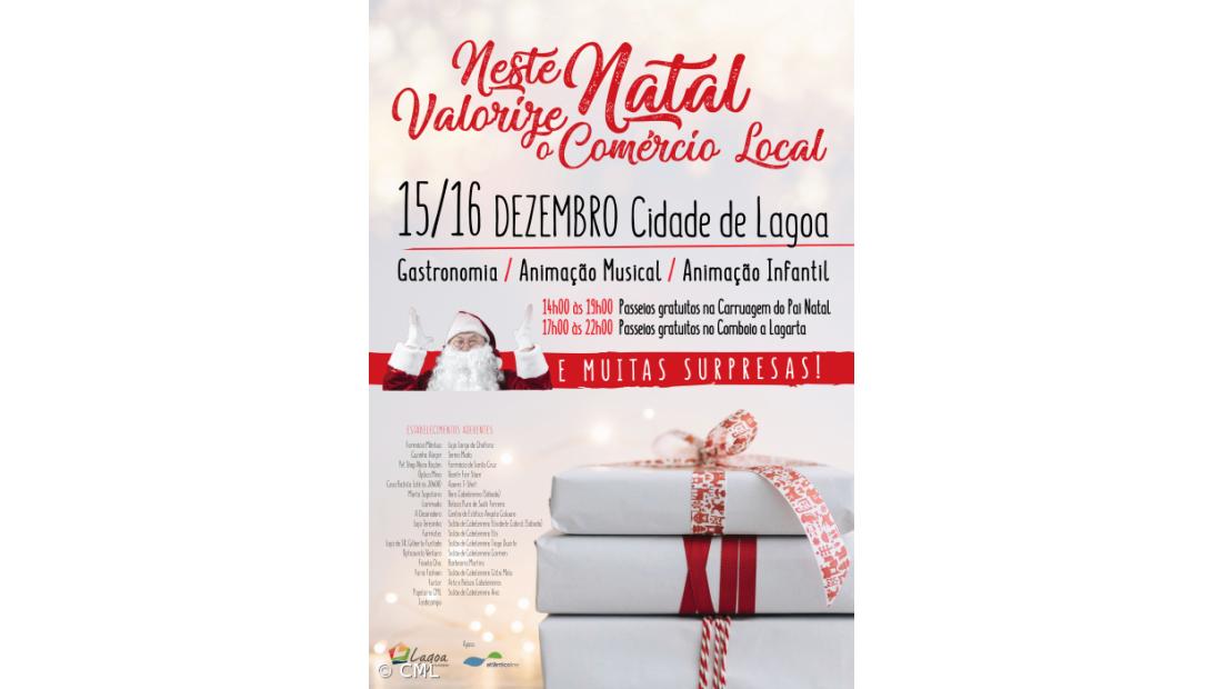 Câmara da Lagoa valoriza comércio local este Natal
