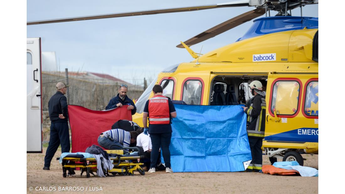 Vítimas de explosão em Peniche internadas em hospitais de Coimbra e Lisboa