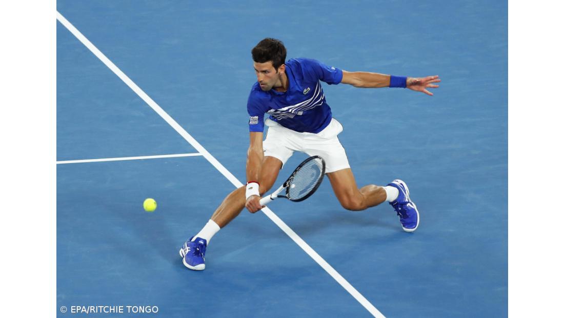 Novak Djokovic na segunda ronda