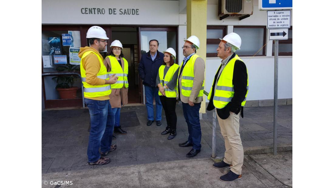 Obras no Centro de Saúde de Santa Cruz das Flores decorrem como previsto 