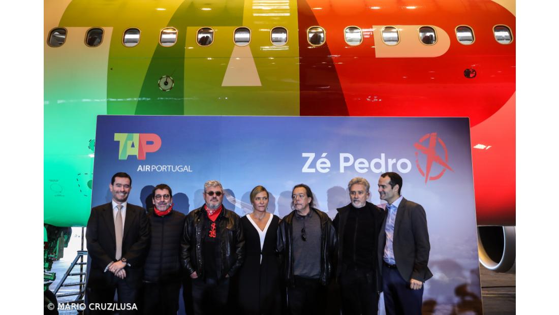 Avião da TAP batizado com o nome de Zé Pedro dos Xutos & Pontapés – Imagem 1