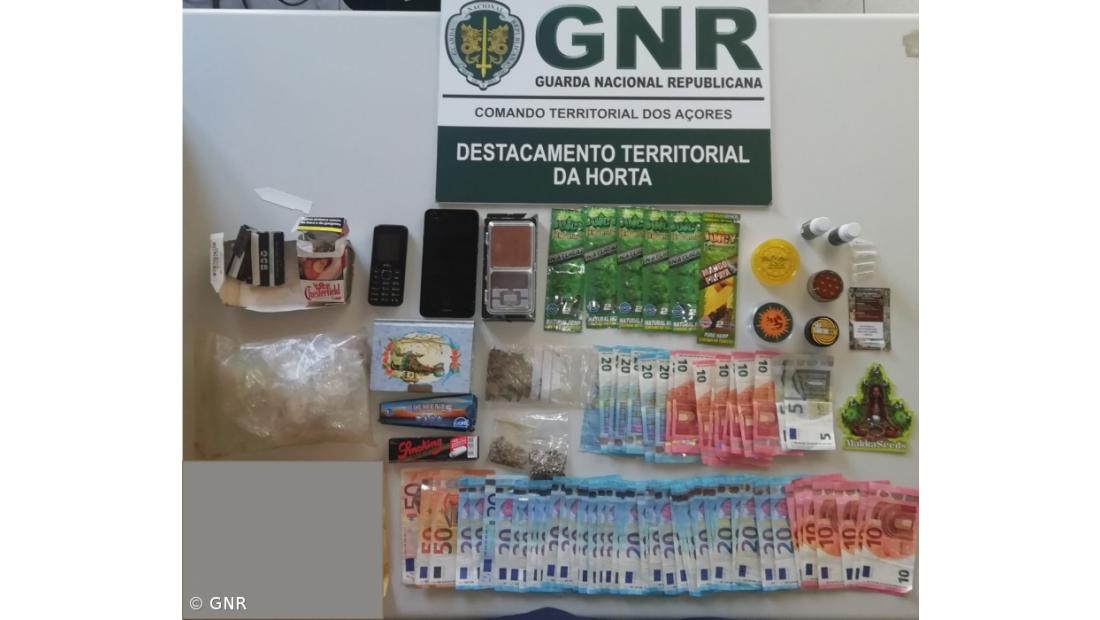 Detido homem na Horta por tráfico de droga