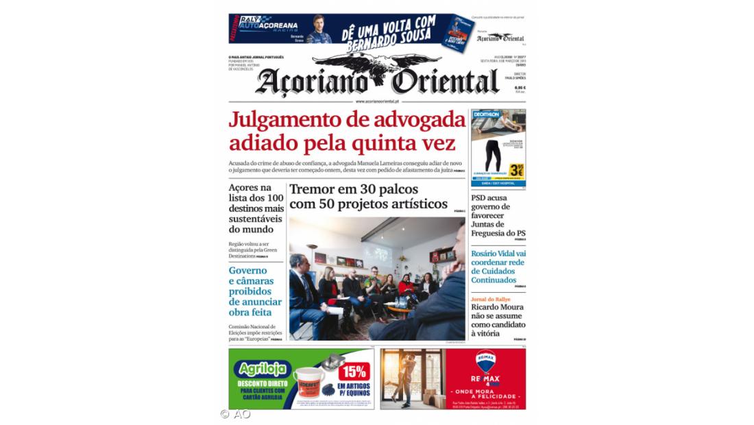 Julgamento de advogada adiado pela quinta vez