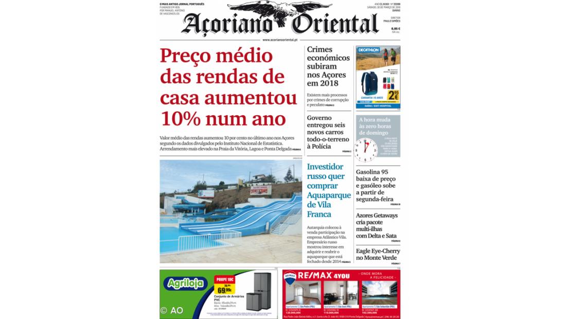 Preço médio  das rendas de casa aumentou 10% num ano