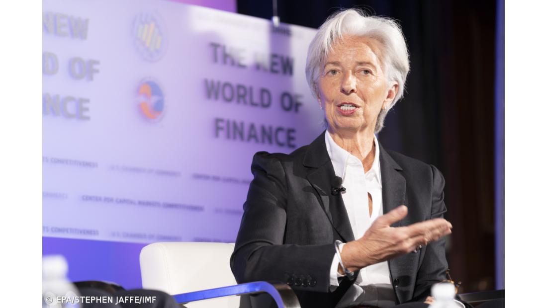 Lagarde admite usar programa de estímulos para combater alterações climáticas
