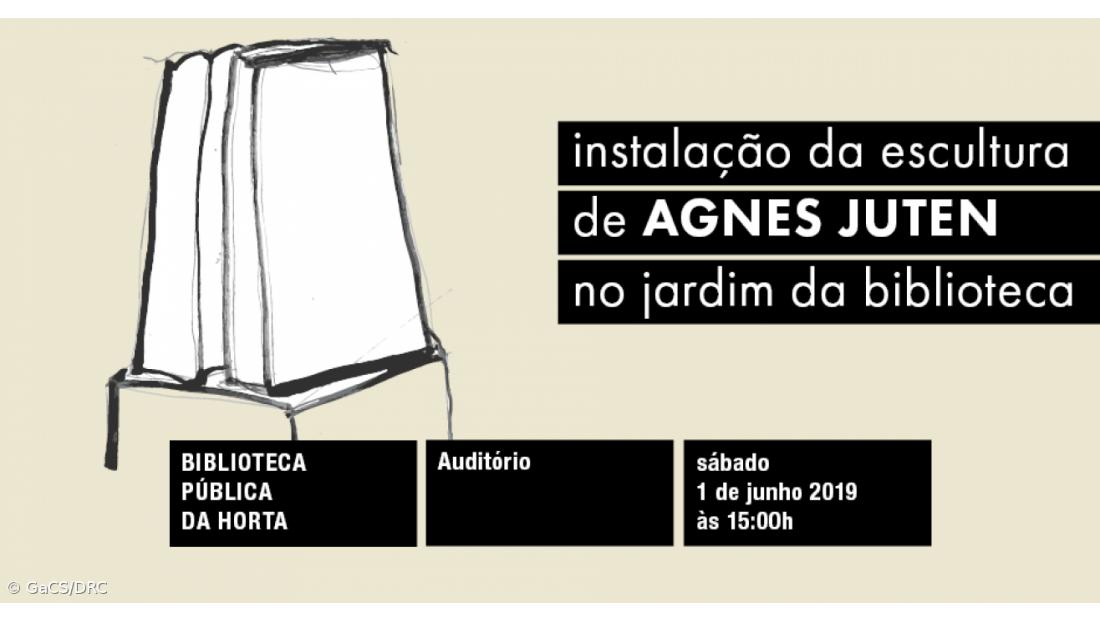 Biblioteca Pública da Horta instala escultura “Duas Cunhas”, de Agnes Juten 