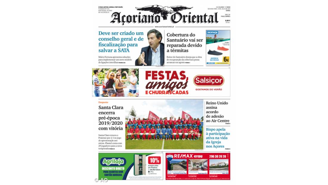 Deve ser criado um conselho geral e de fiscalização para salvar a SATA