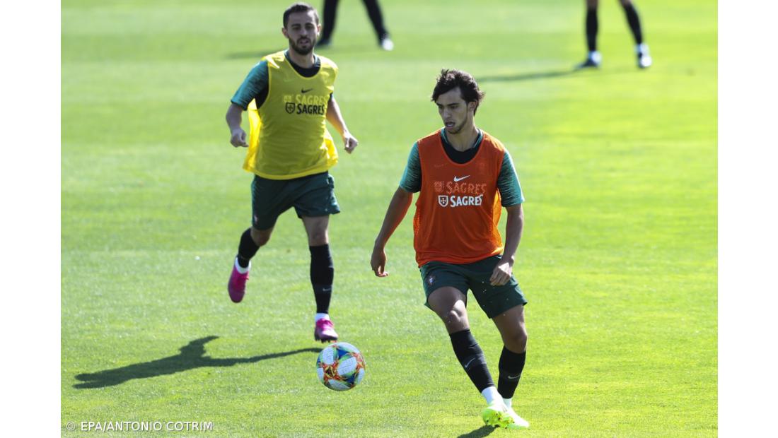  João Félix realiza primeiro treino por Portugal, titulares poupados