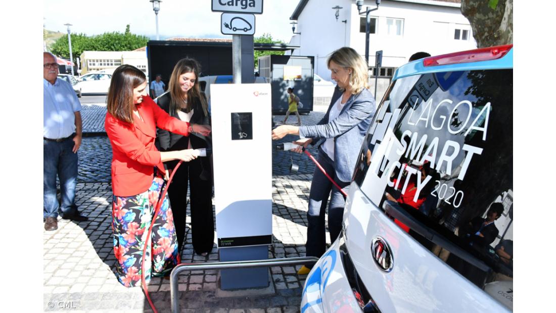 Câmara de Lagoa inaugura posto de carregamento elétrico – Imagem 1