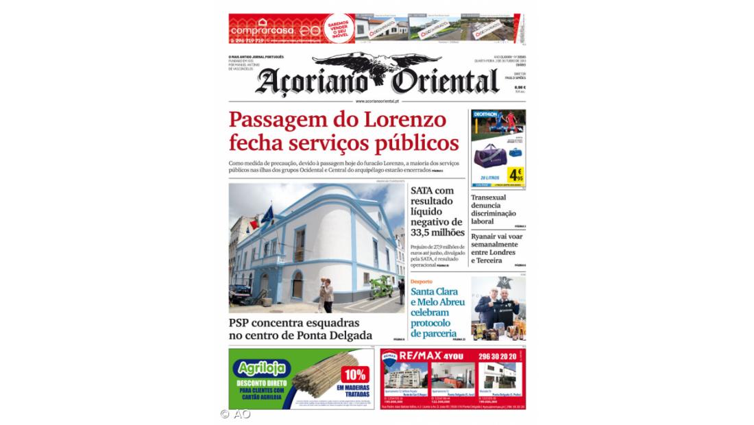 Passagem do Lorenzo fecha serviços públicos