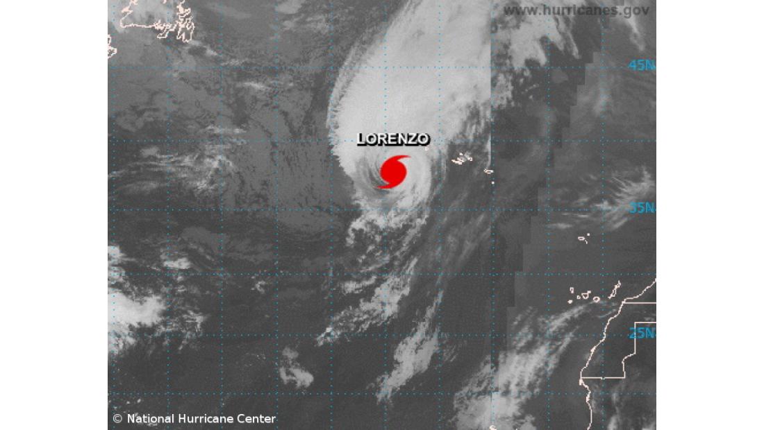 Centro do furacão deve passar perto das Flores cerca das 6 horas