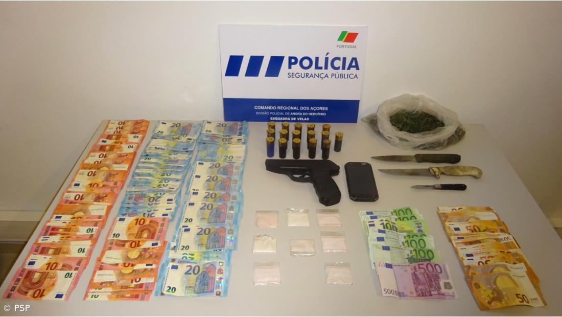 Homem detido em São Jorge por tráfico de estupefacientes