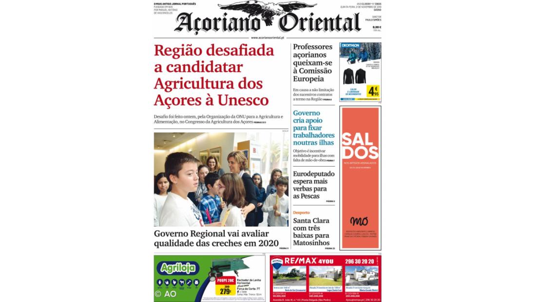 Região desafiada a candidatar Agricultura dos Açores à Unesco 