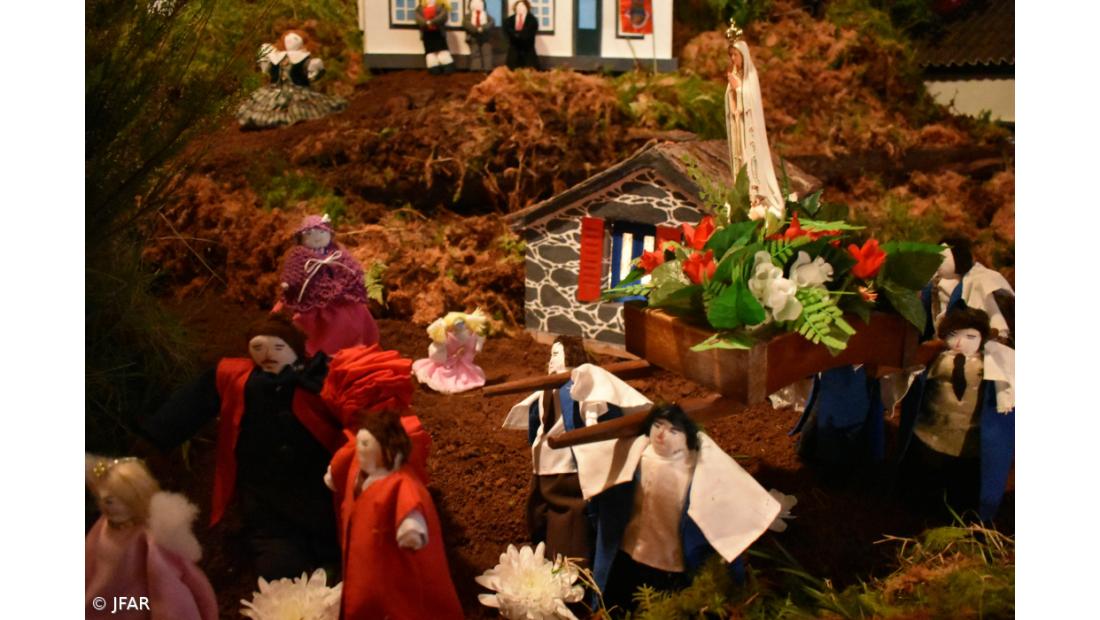 Presépio de Água Retorta exposto na Casa do Povo