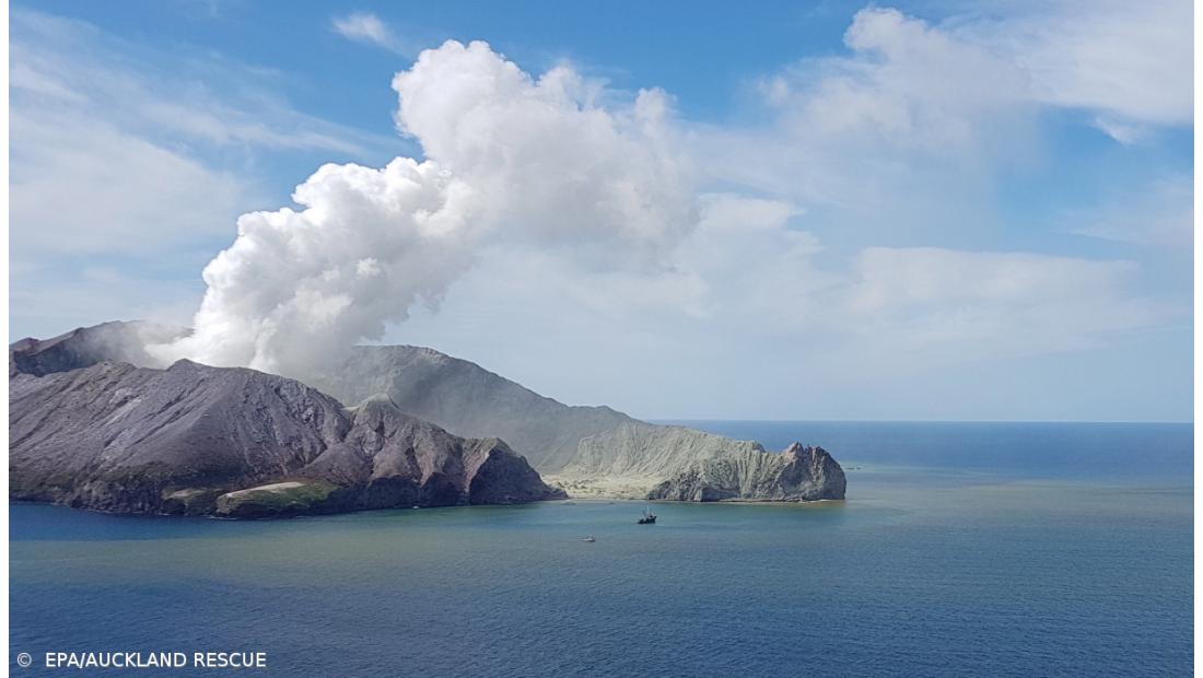 Sobe para 20 número de mortos na erupção do vulcão Whakaari, Nova Zelândia