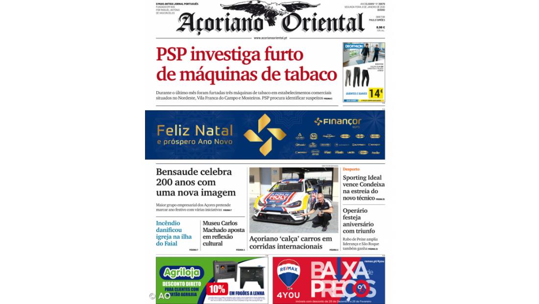 PSP investiga furto  de máquinas de tabaco