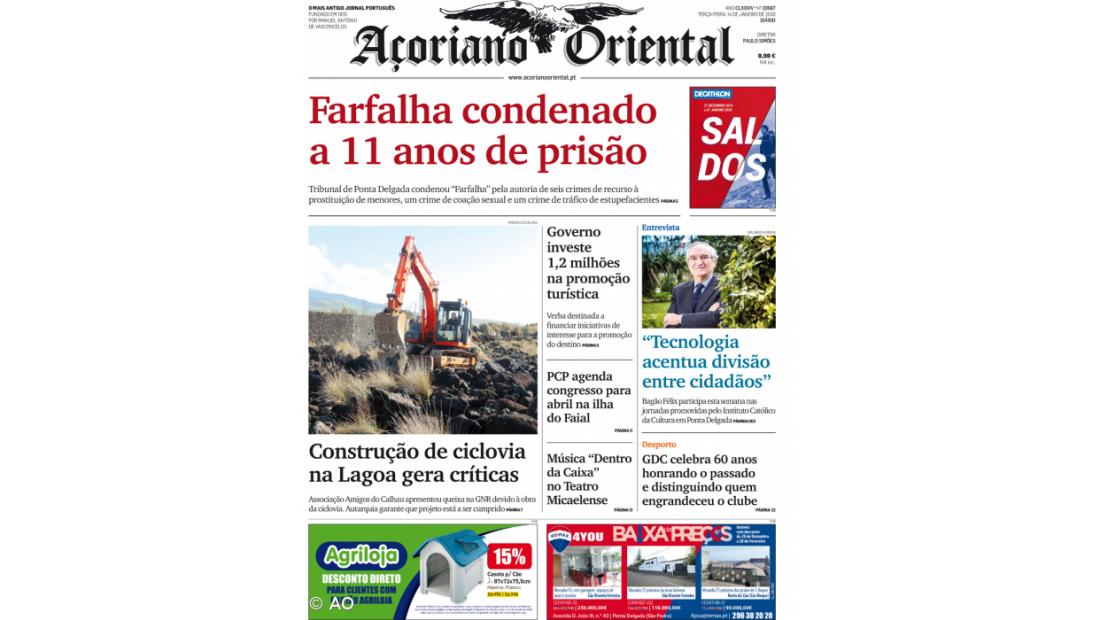 Farfalha condenado a 11 anos de prisão