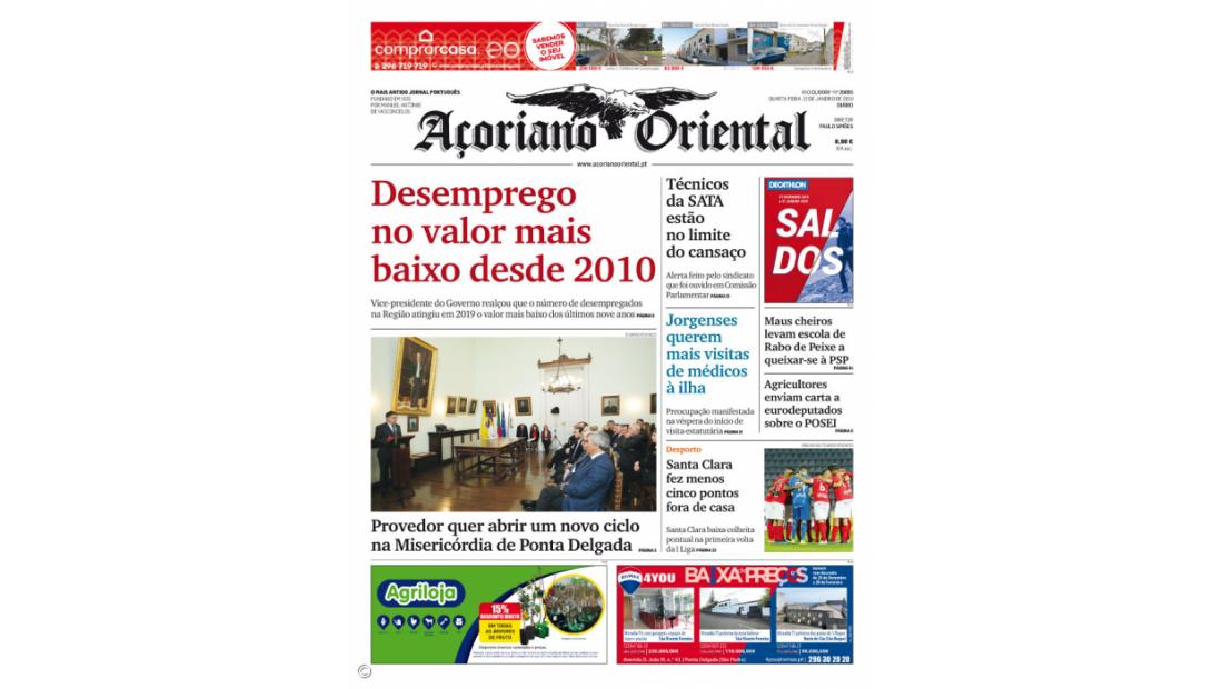 "Desemprego no valor mais baixo desde 2010"