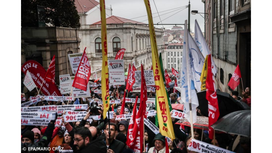 Seis mil protestam em Lisboa contra proposta de aumento salarial para função pública – Imagem 3