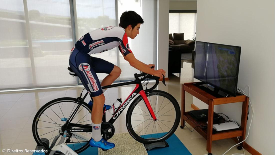 Atletas criam formas de manter a forma durante o isolamento