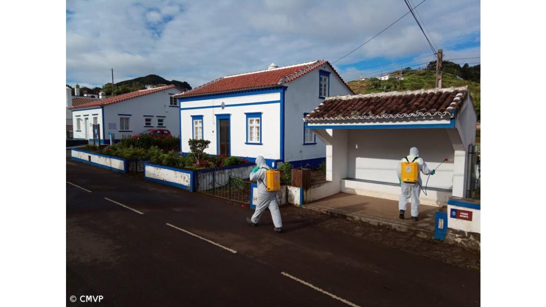 Câmara de Vila do Porto procedeu à desinfeção dos espaços públicos – Imagem 2