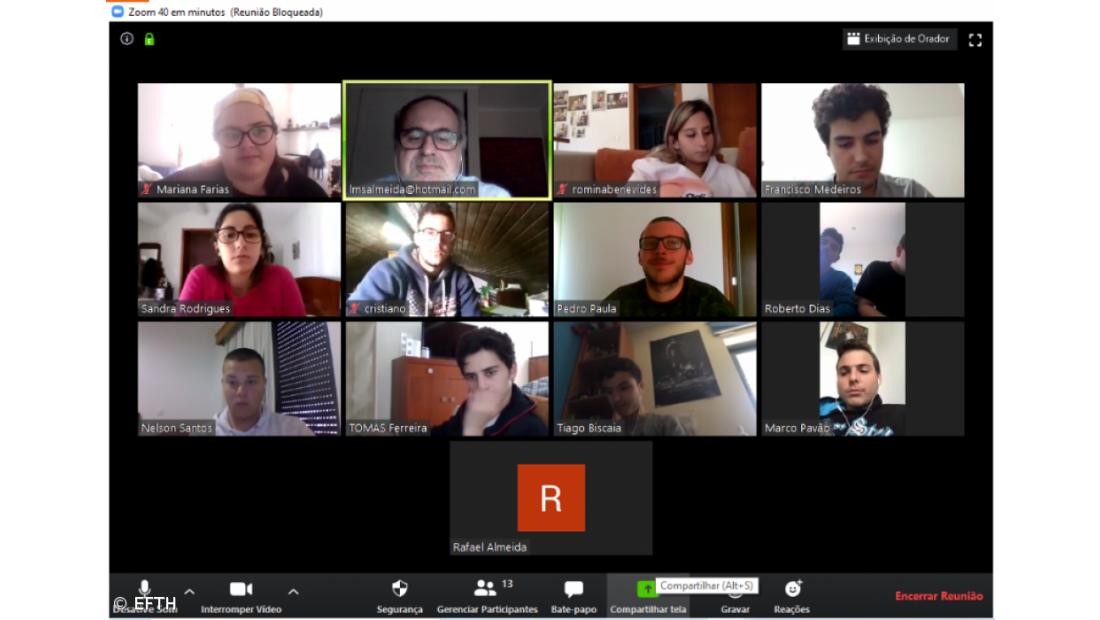 Mais de uma centena de formandos iniciaram o 3º Período online