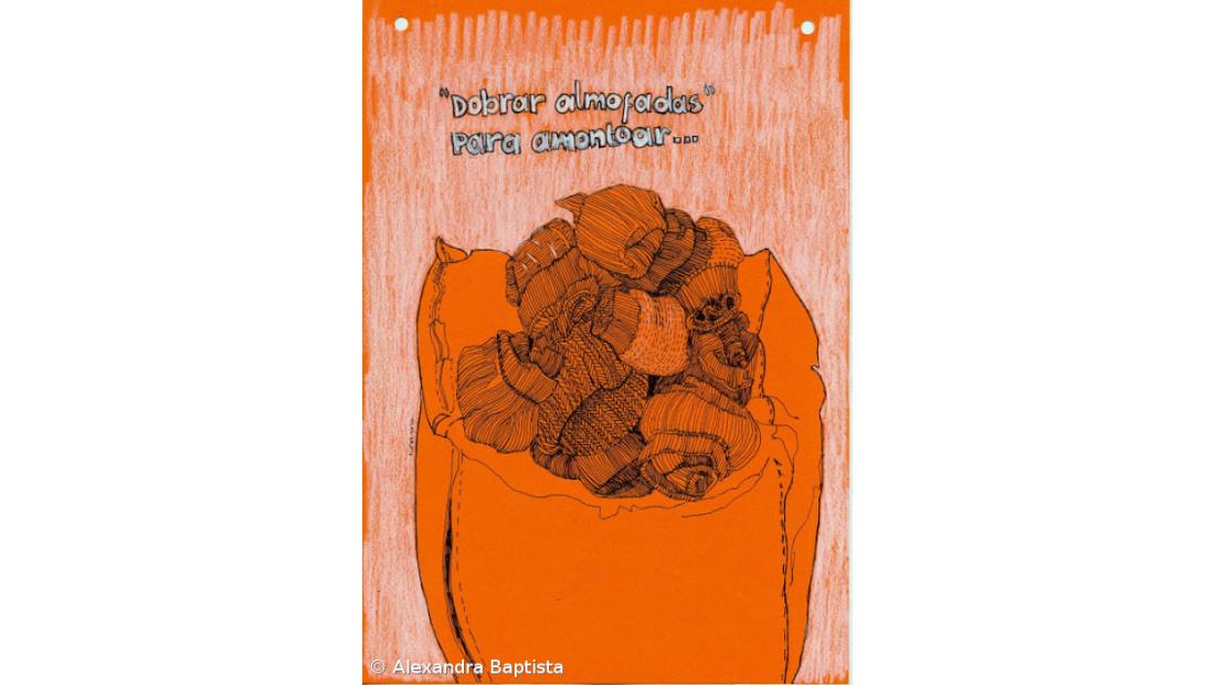 #16 - «Dobrar almofadas para amontoar»