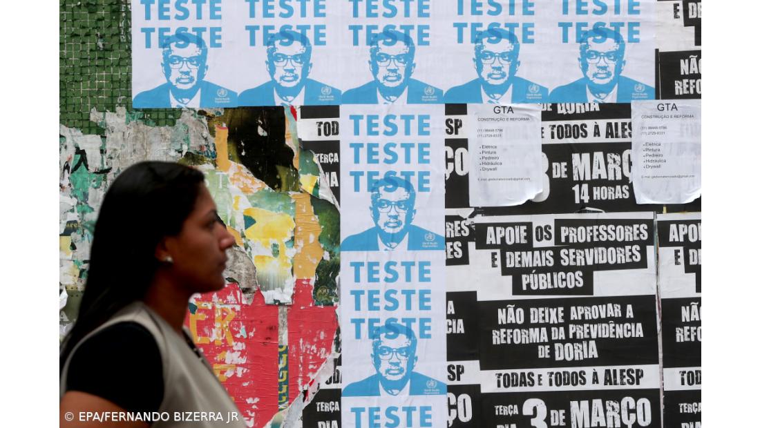 Brasil regista novo recorde com 67.860 casos em 24 horas