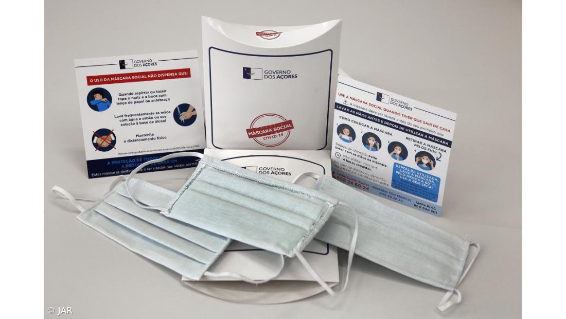 Terceira e Graciosa já com máscaras sociais, distribuição em curso em São Miguel