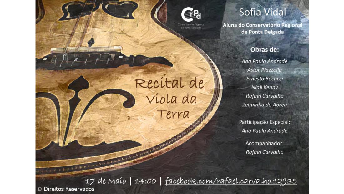 Recital de Viola da Terra online com Sofia Vidal – Imagem 1