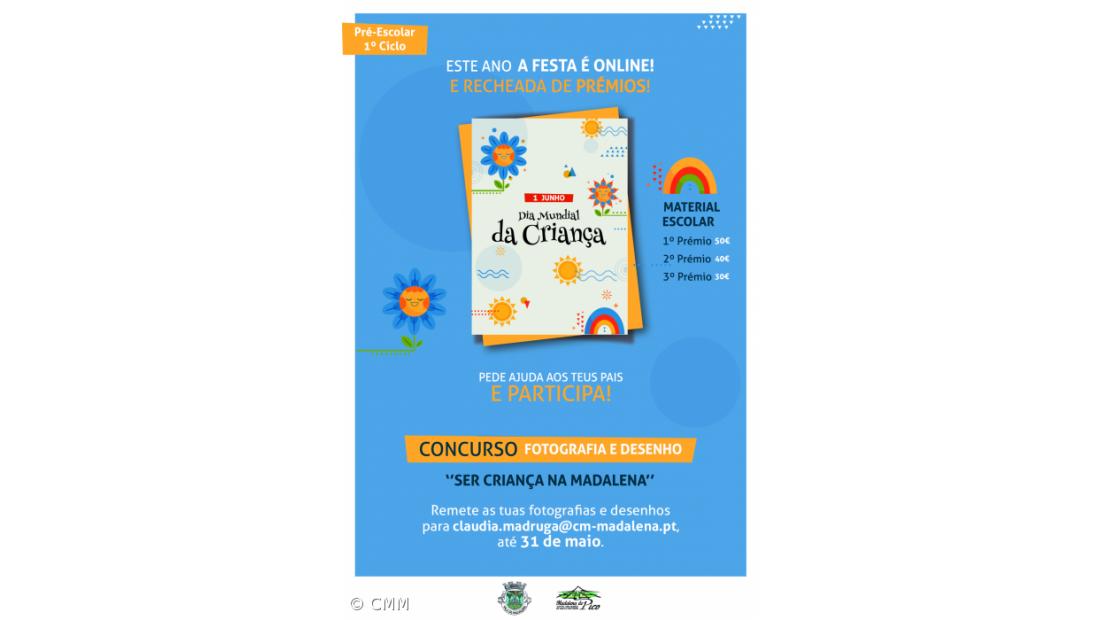 Município da Madalena assinala Dia da Criança com concurso online