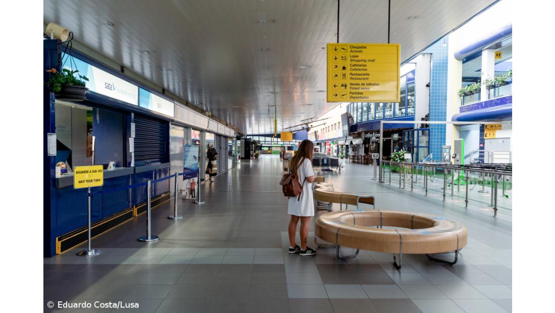 Passageiros desembarcados nos aeroportos dos Açores até agosto caíram 64%