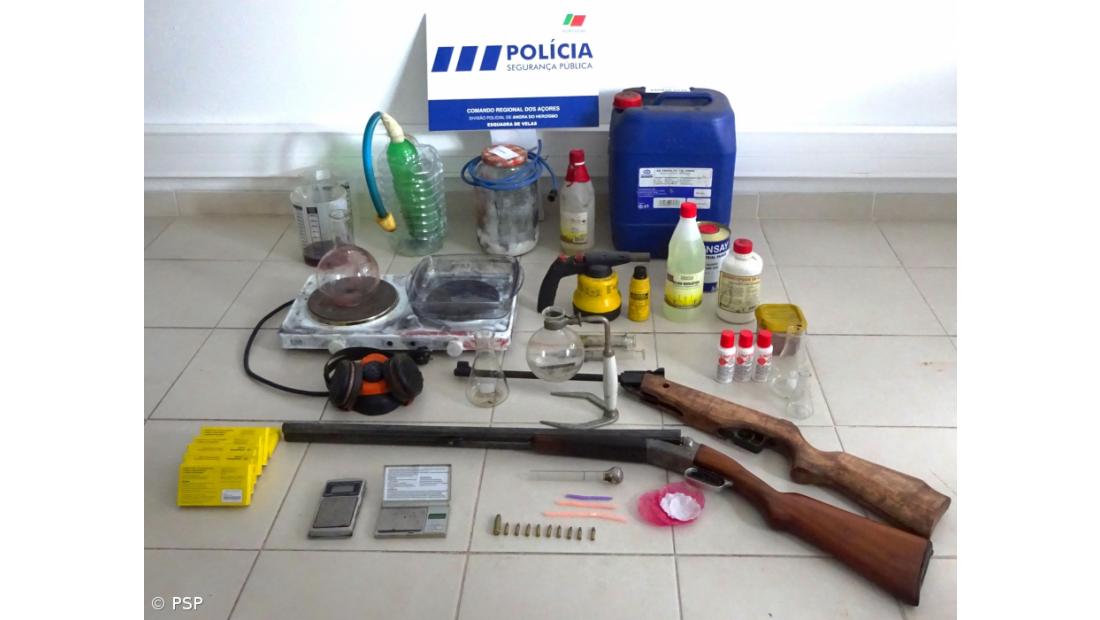 Quatro detidos por crime de tráfico e produção de estupefaciente 